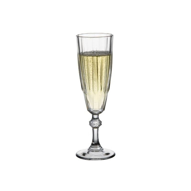 PASABAHCE - Set De 6 Copas Vidrio Flauta Diamond 170Ml PASABAHCE