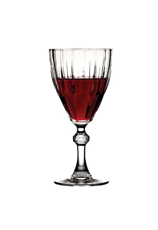 Set De 6 Copas Vidrio Diamond 245Ml