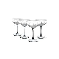 Set De 4 Copas Vidrio Champagne Timeless 250Cc