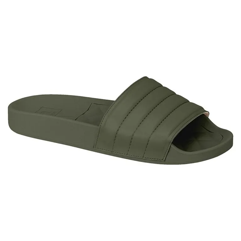 Sandalia Plana de Mujer Verde Militar