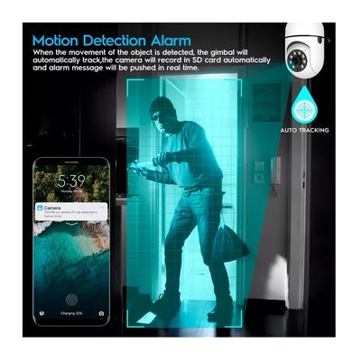 Imagen 2 del producto Cámara IP 360° Ampolleta motorizada Full HD Panorámica Sensor imagen WIFI Hogar Detección movimiento