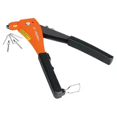 TRUPER - Remachadora Profesional Con Llave Y 4 Boquillas Re-9