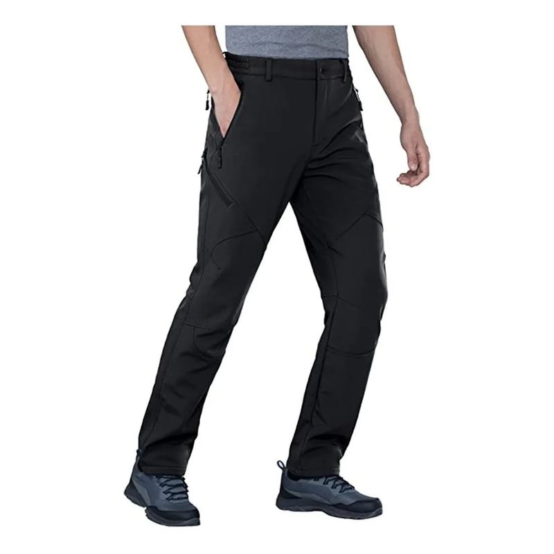 HENNE CLOTHING - Pantalón Térmico Impermeable - Softshell - Hombre