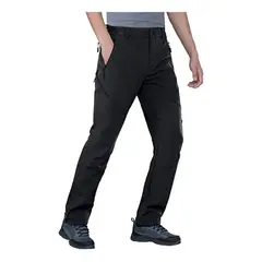 HENNE CLOTHING - Pantalón Térmico Impermeable - Softshell - Hombre