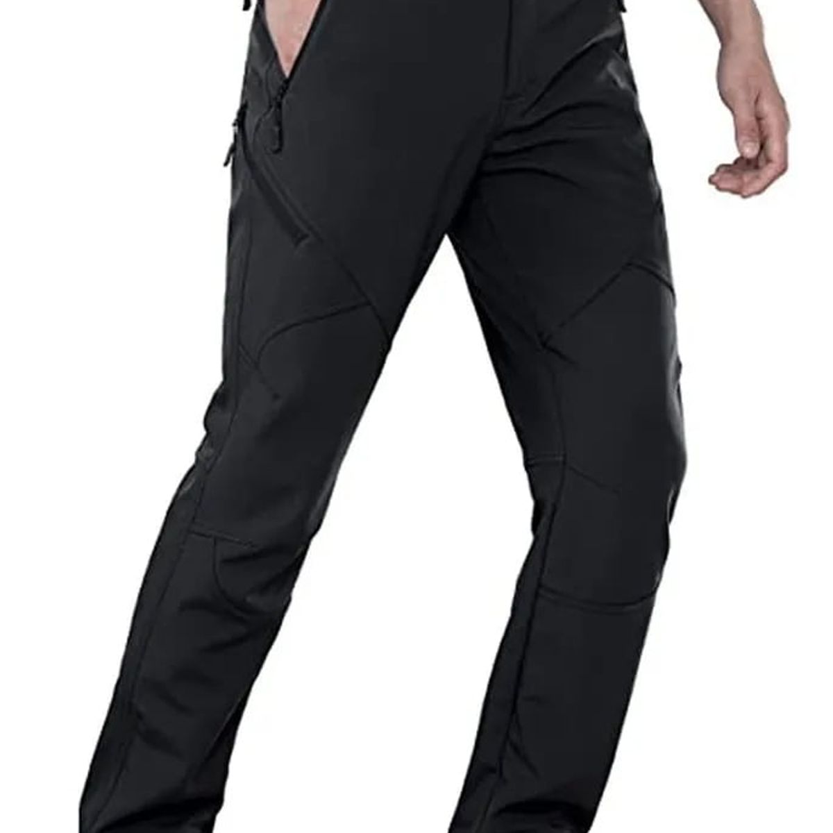 HENNE CLOTHING - Pantalón Térmico Impermeable - Softshell - Hombre