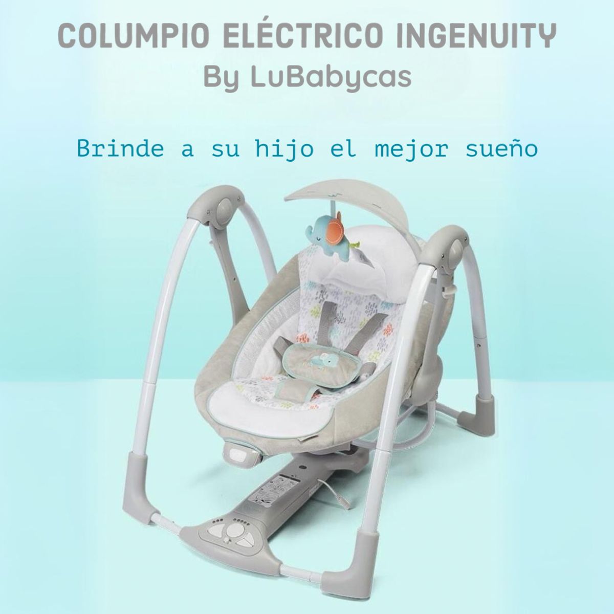 INGENUITY - Columpio Mecedora Eléctrico Vibración Ingenuity Lubabycas