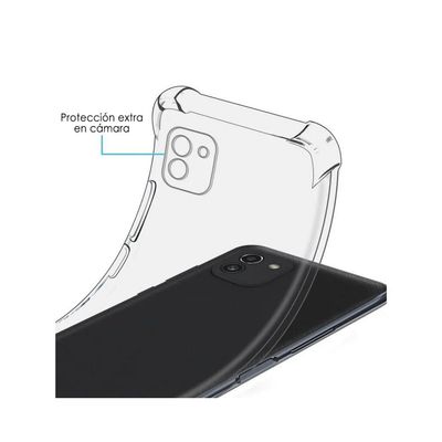 Imagen 2 del producto Carcasa Transparente Para Samsung Galaxy A03 Con Lamina Completa