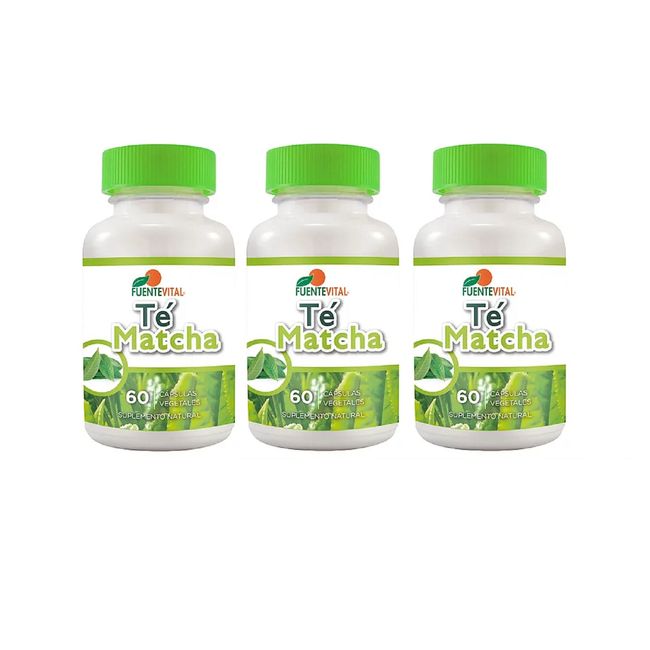 FUENTEVITAL - Te Matcha Puro Fv 180 Capsulas 3x60.