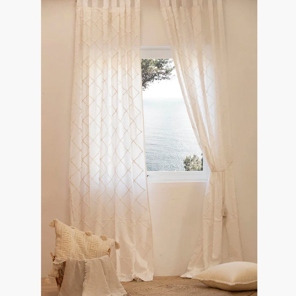 CALMA HOUSE - Cortina Royal 140x280 Blanco Calma House