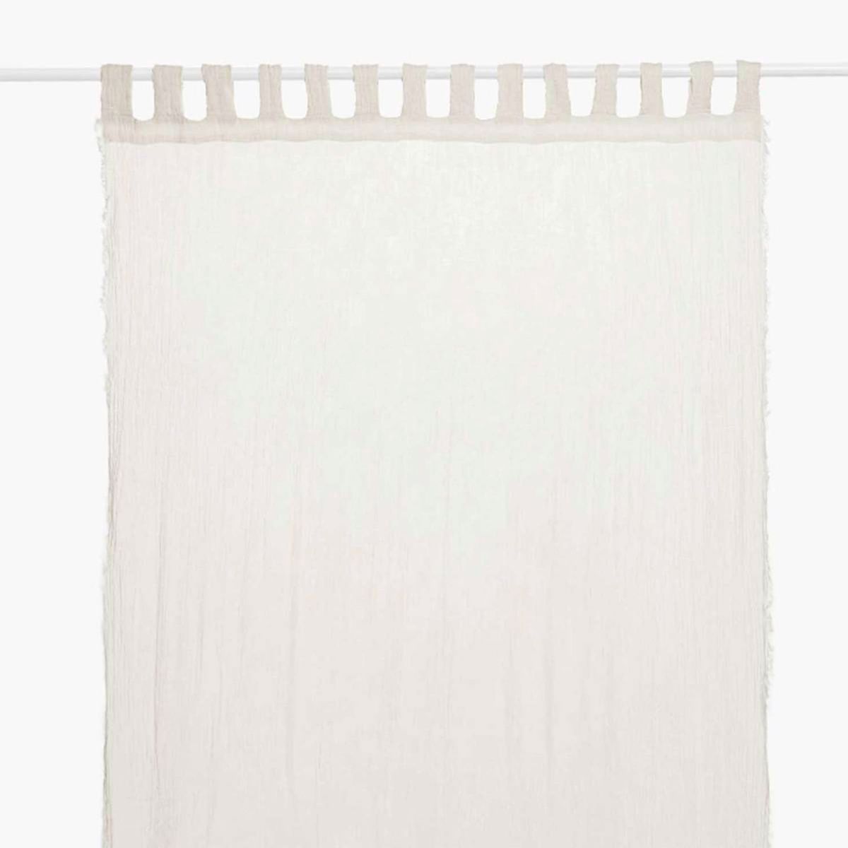 CALMA HOUSE - Cortina algodón Fray 140x280 Crudo Calma House
