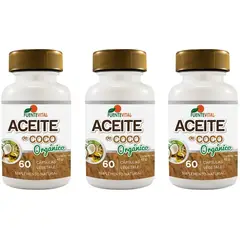 FUENTEVITAL - Aceite Coco Fv 3 Frascos 180 Capsulas 3x60 Caps
