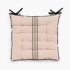 CALMA HOUSE - Cojin de silla Capri Negro