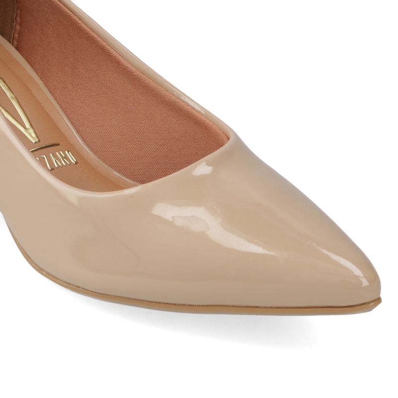 VIZZANO - Zapato Taco Cuadrado Stiletto Vizzano Beige