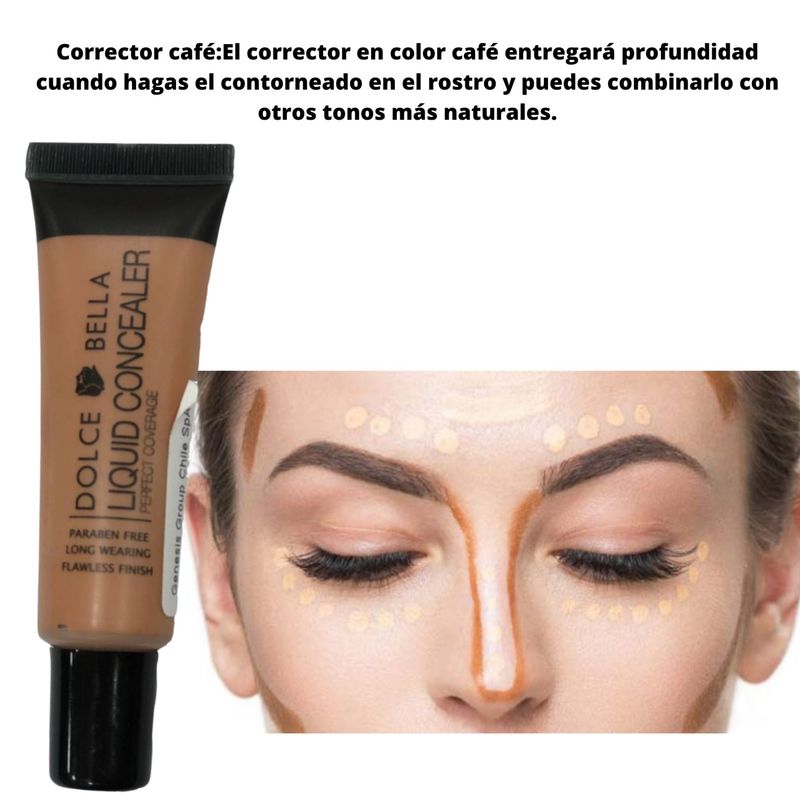 DOLCE BELLA - Correctores faciales alta cobertura