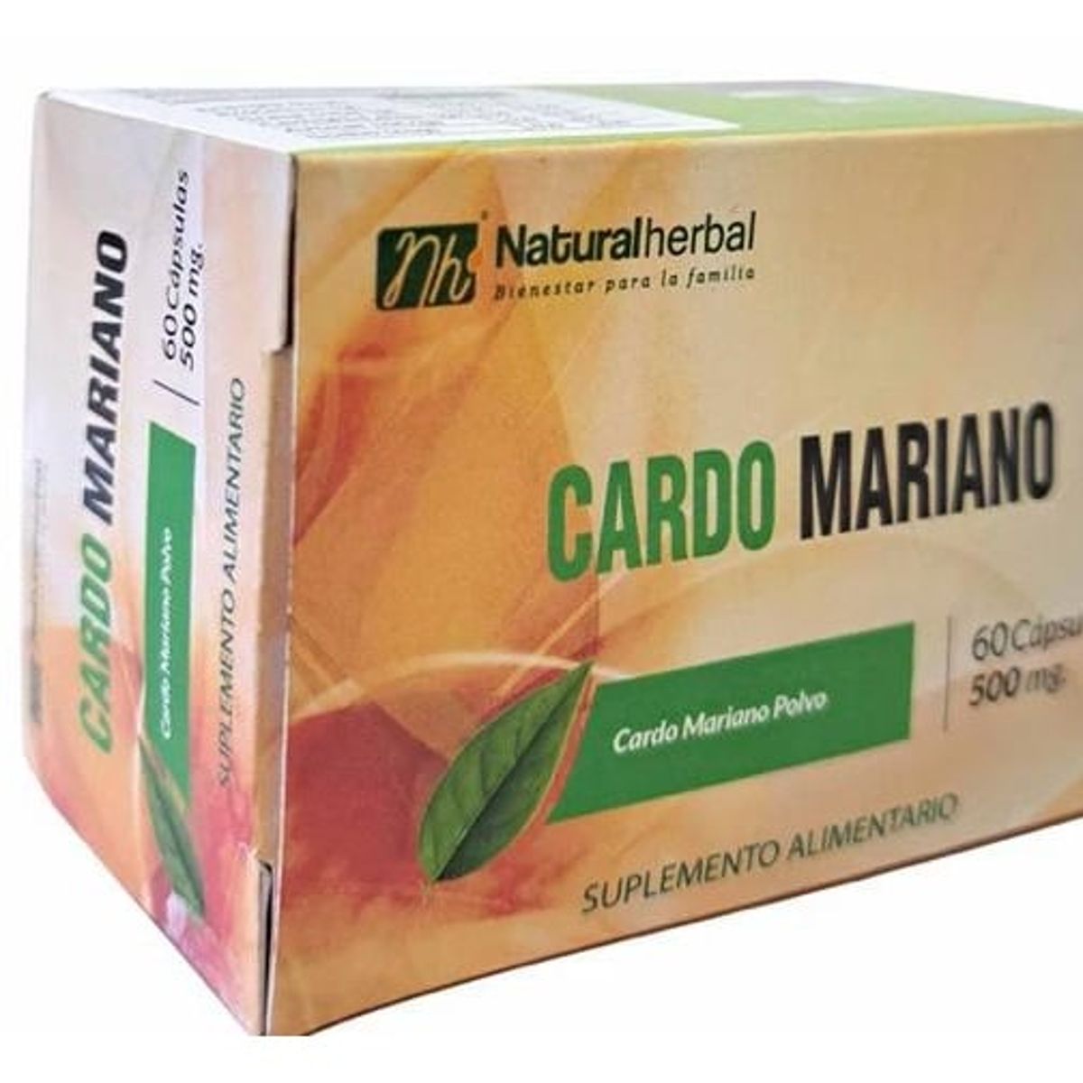 GENERICO - Cardo Mariano Nh 2 Cajas Blister 2x60 Capsulas. Protector Hepatico