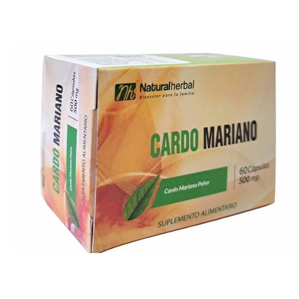 GENERICO - Cardo Mariano Nh 2 Cajas Blister 2x60 Capsulas. Protector Hepatico