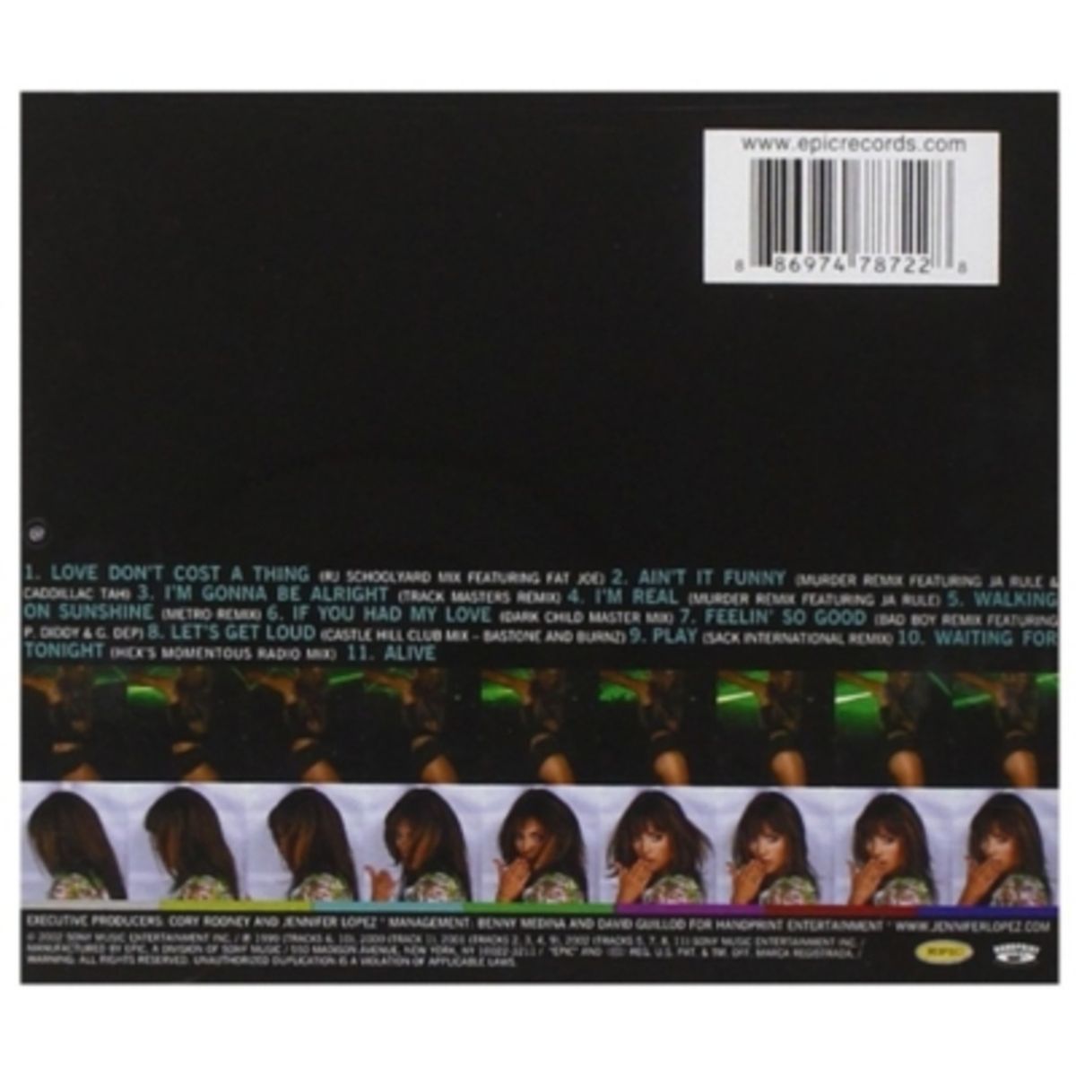 HITWAY MUSIC - JENNIFER LOPEZ - J TO THA LO REMIXES - CD HITWAY MUSIC