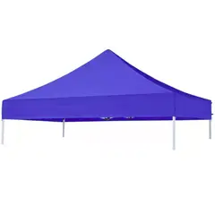 GENERICO - Lona Carpa 3x3 Techo Para Toldo Plegable Azul