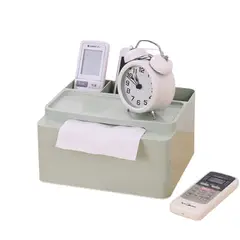 GENERICO - Caja para Pañuelos organizador de velador escritorio 8928 Ve