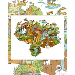 MAPPIN - Mapa de Venezuela Mix - Lámina