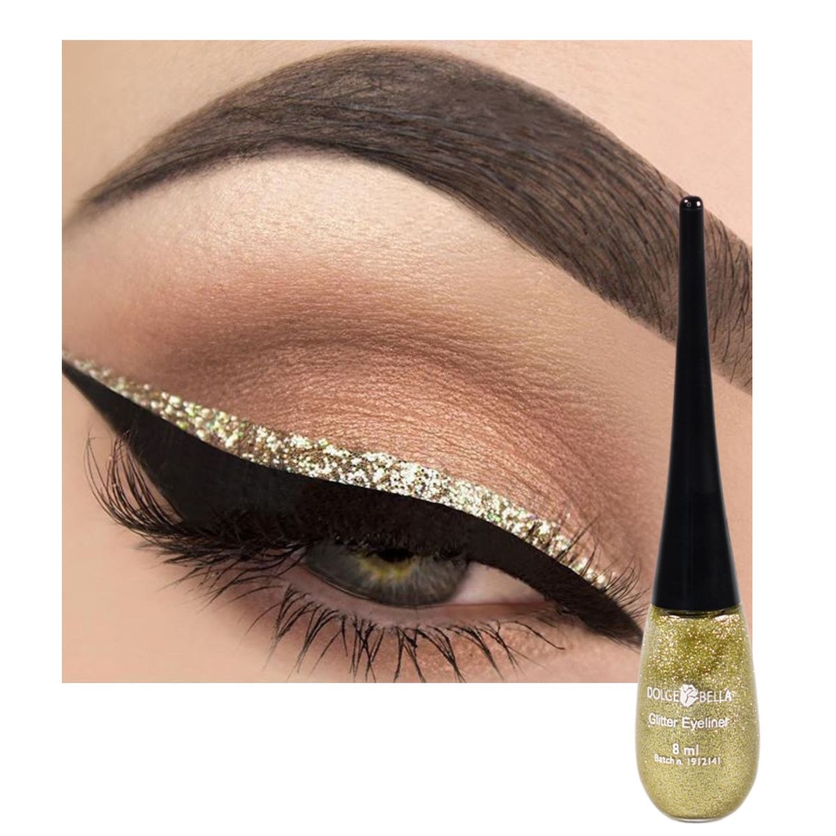 DOLCE BELLA - Delineador Escarchado Gliter