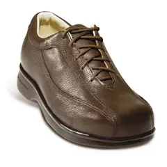 SANNABEM - Zapato P/Diabetico C/Cierre Cordon Marron Talla 35-Blunding