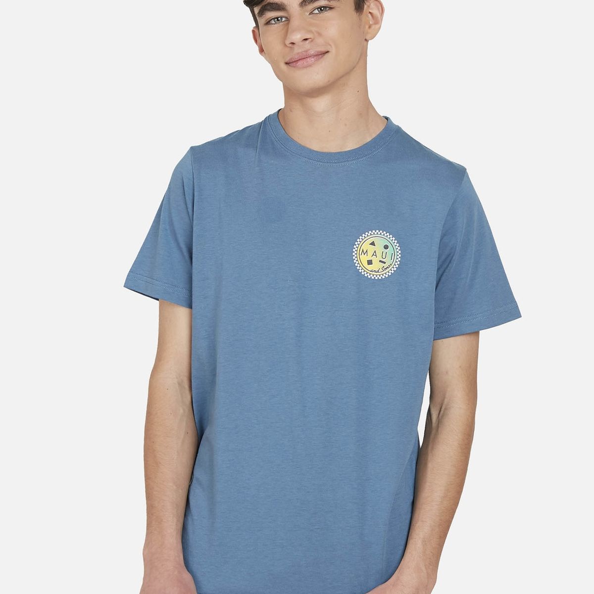 MAUI AND SONS - Polera GRADIENT COOKIE Juvenil Azul Maui and Sons