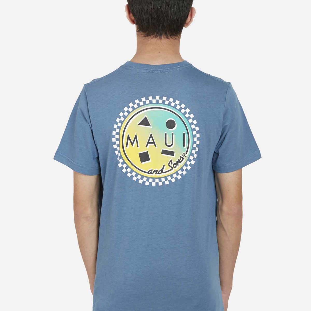 MAUI AND SONS - Polera GRADIENT COOKIE Juvenil Azul Maui and Sons