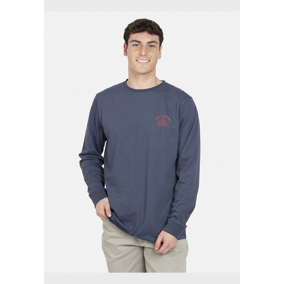 MAUI AND SONS - Polera RIDE YOUR LIFE Hombre Azul Maui and Sons