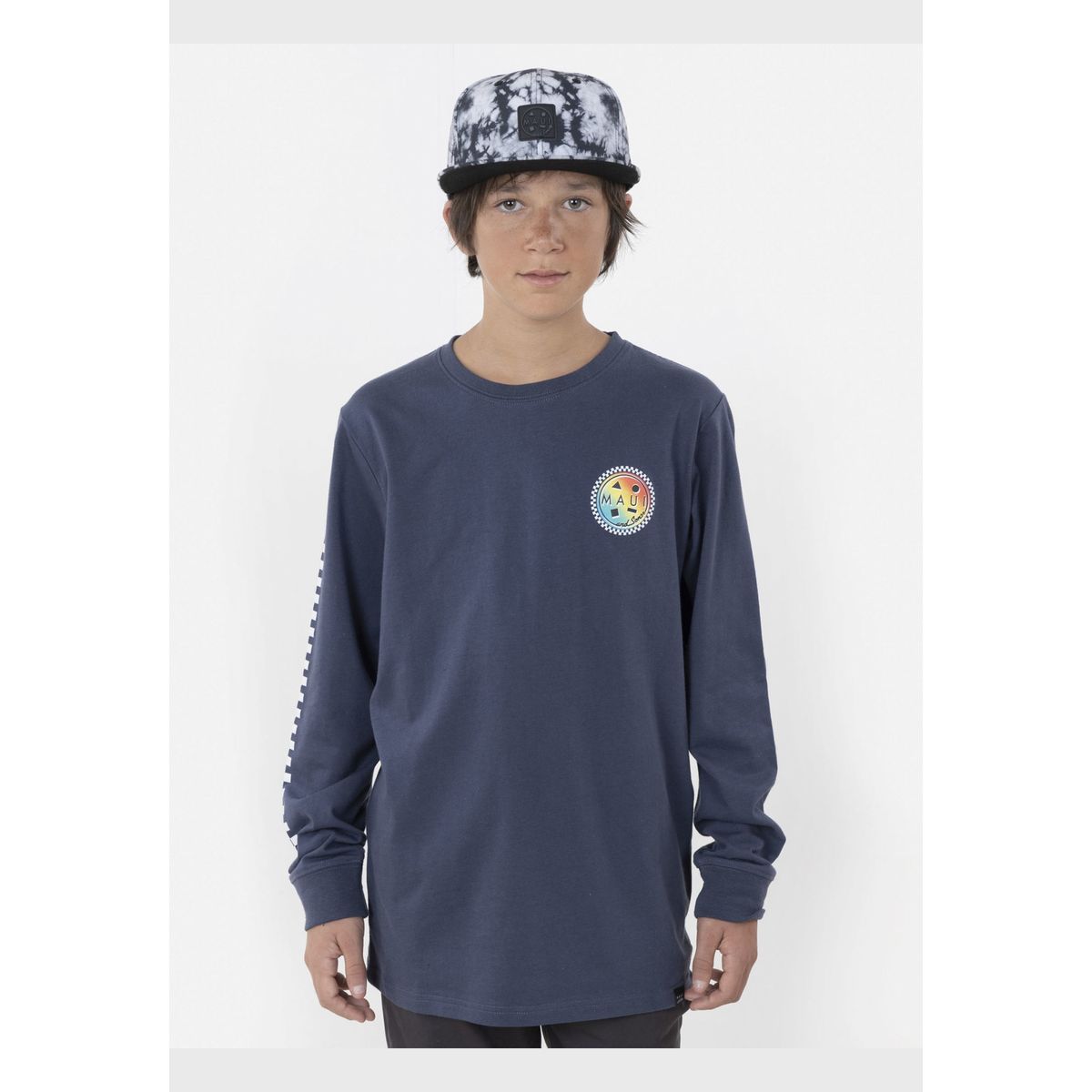 MAUI AND SONS - Polera GRADIENT COOKIE Juvenil Azul Maui and Sons