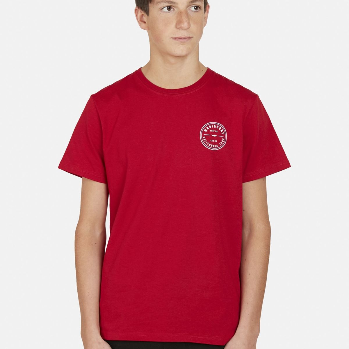 MAUI AND SONS - Polera L.A.X.1980 Juvenil Blanco Maui and Sons