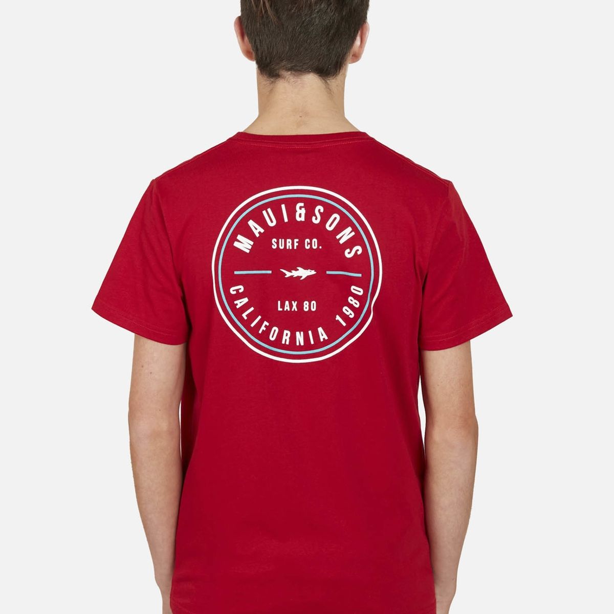 MAUI AND SONS - Polera L.A.X.1980 Juvenil Blanco Maui and Sons