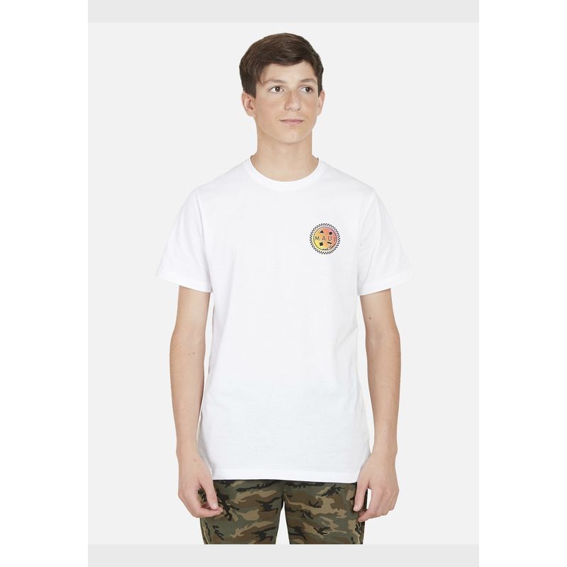 MAUI AND SONS - Polera GRADIENT COOKIE Juvenil Blanco Maui and Sons