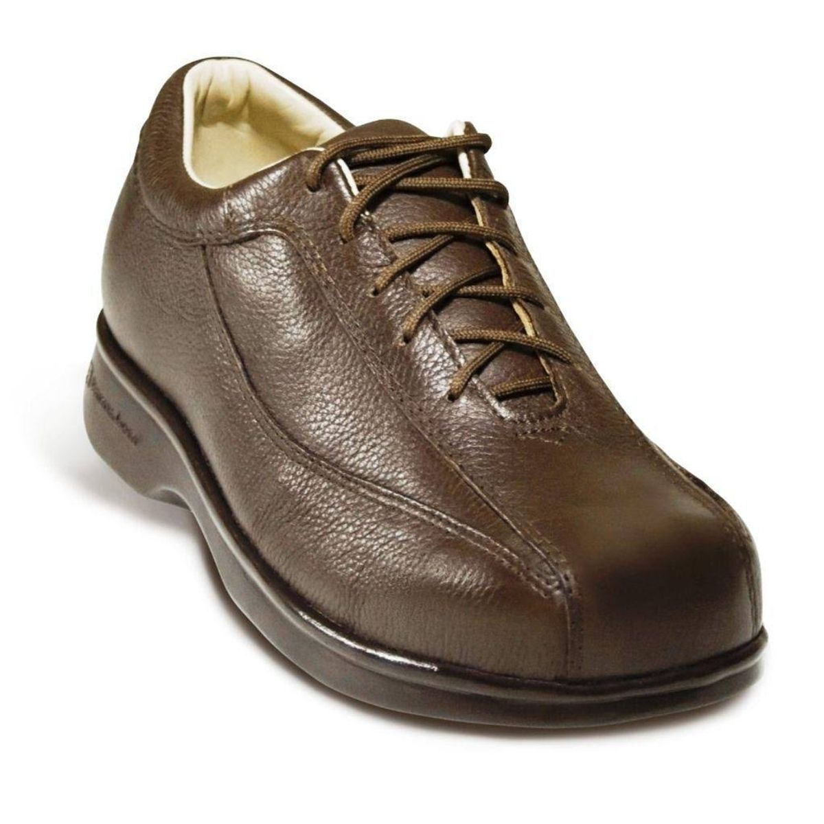 SANNABEM - Zapato P/Diabetico C/Cierre Cordon Marron Talla 45-Blunding