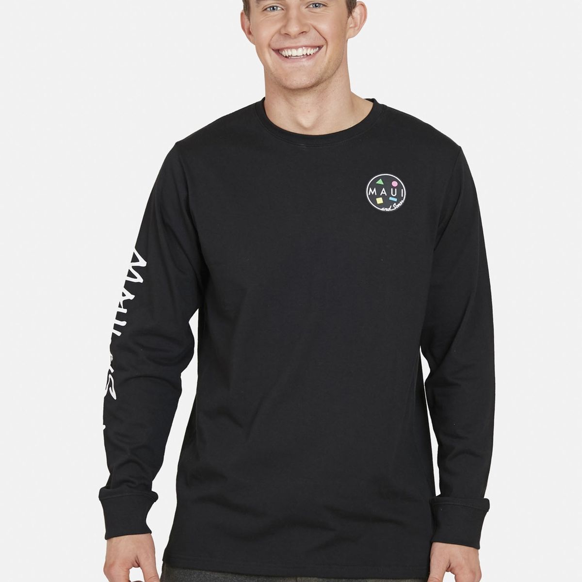 MAUI AND SONS - Polera COOKIE Hombre Negro Maui and Sons MAUI AND SONS