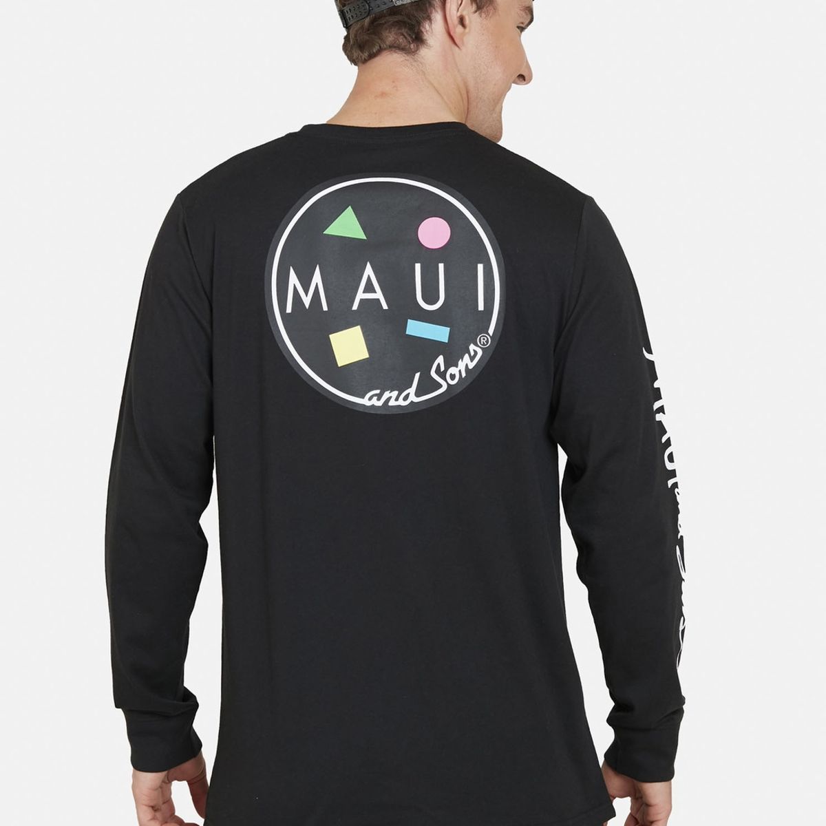 MAUI AND SONS - Polera COOKIE Hombre Negro Maui and Sons MAUI AND SONS