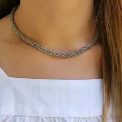 BE YOU - Collar plata rodinado