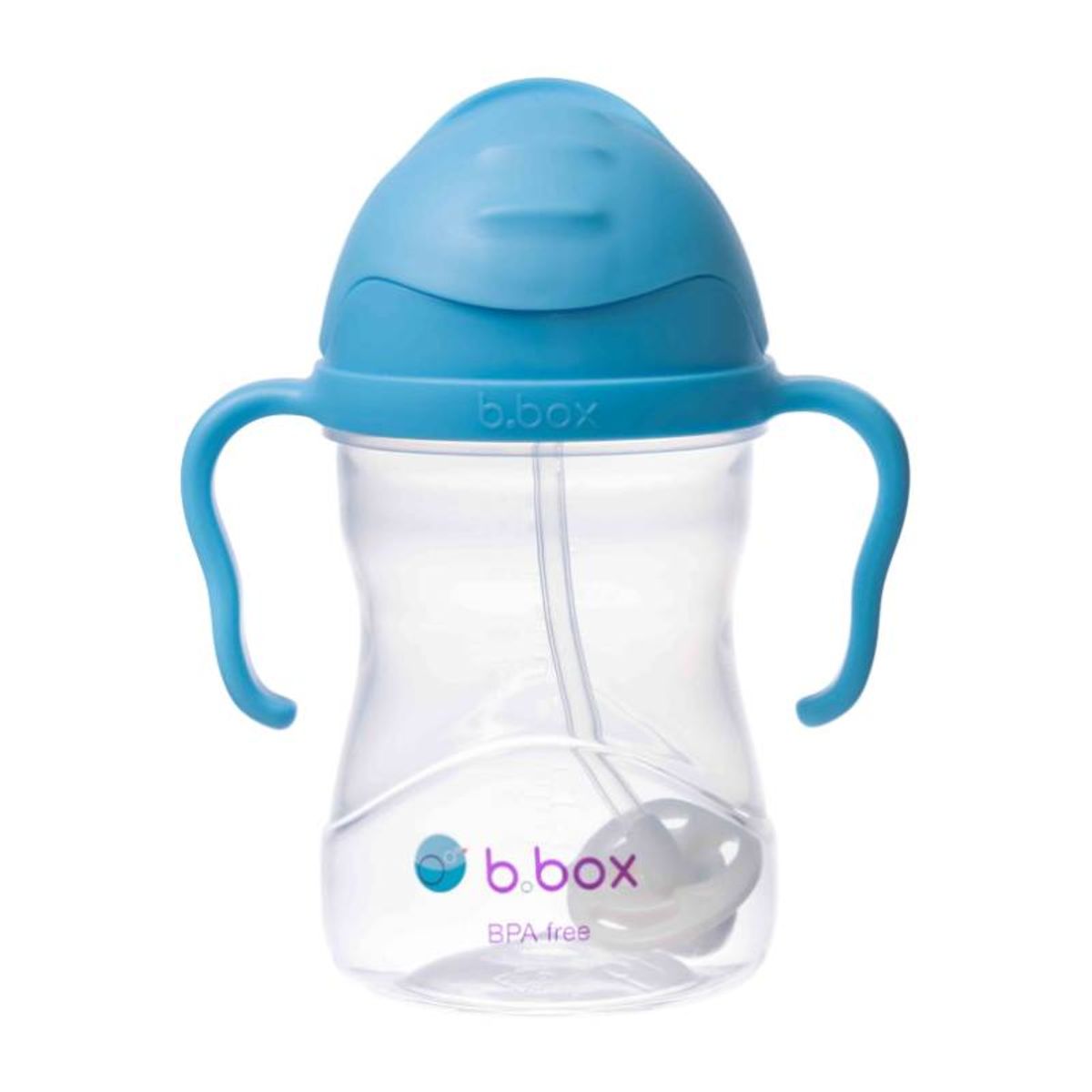 B BOX - Vaso Sippy Antiderrame Bombilla 360º Blueberry
