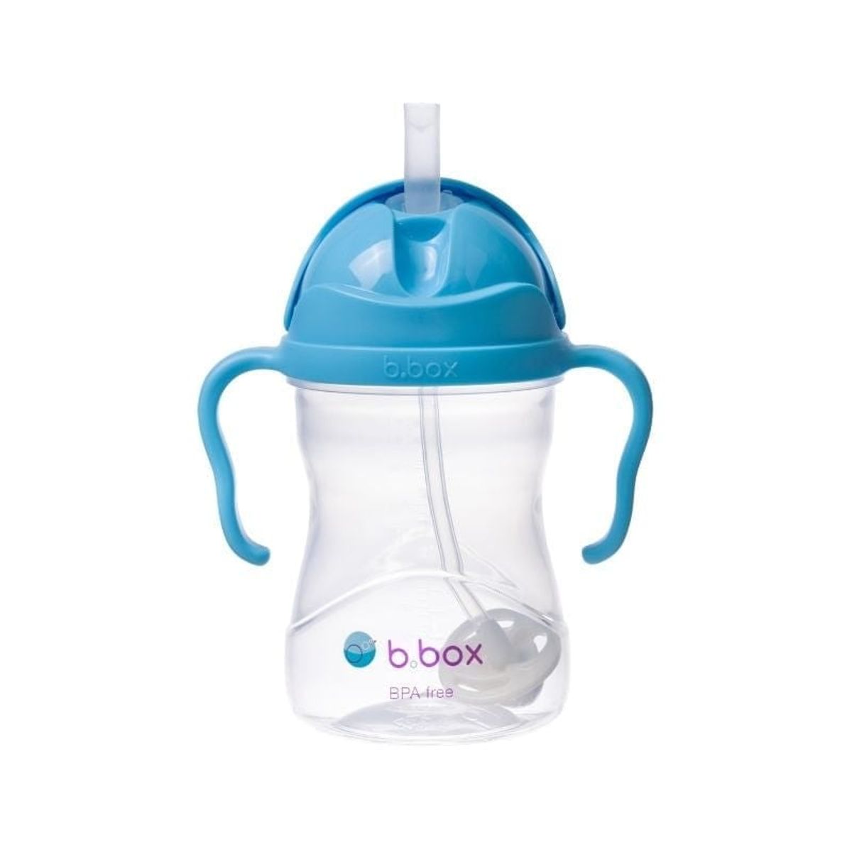 B BOX - Vaso Sippy Antiderrame Bombilla 360º Blueberry