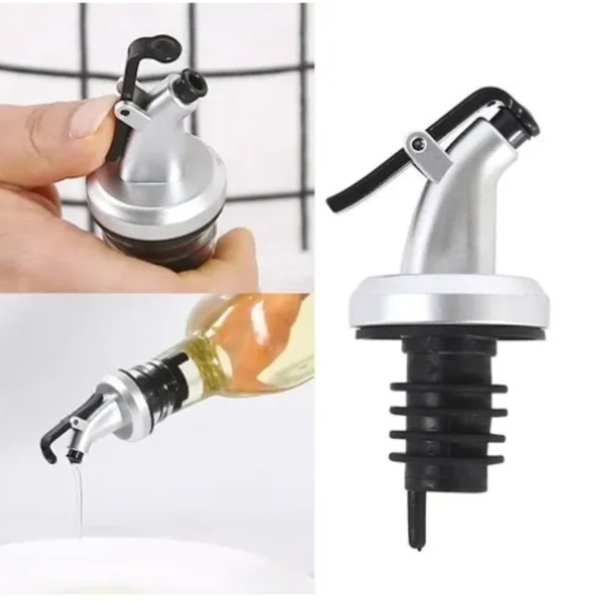 GENERICO - Tapa Dispensadora Para Botella De Aceite O Licor