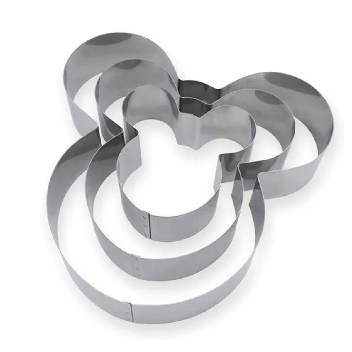 GENERICO - Tres Cortadores De Queque O Bizcochos de Mickey Mouse.