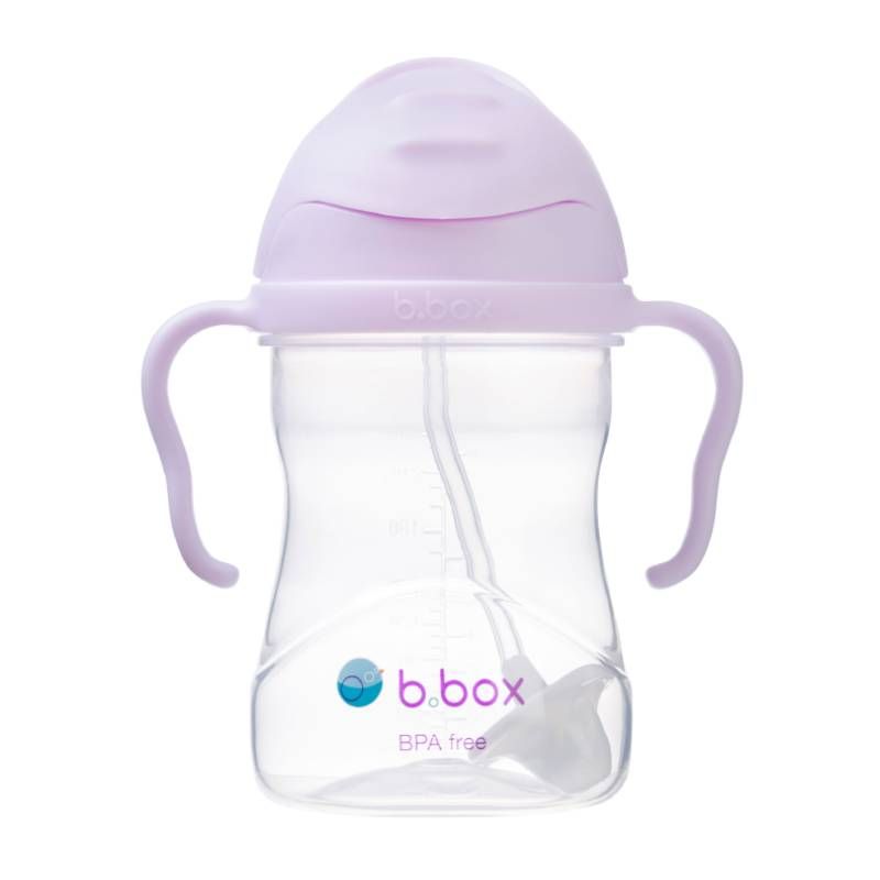 B BOX - Vaso Sippy Antiderrame Bombilla 360º Boysenberry