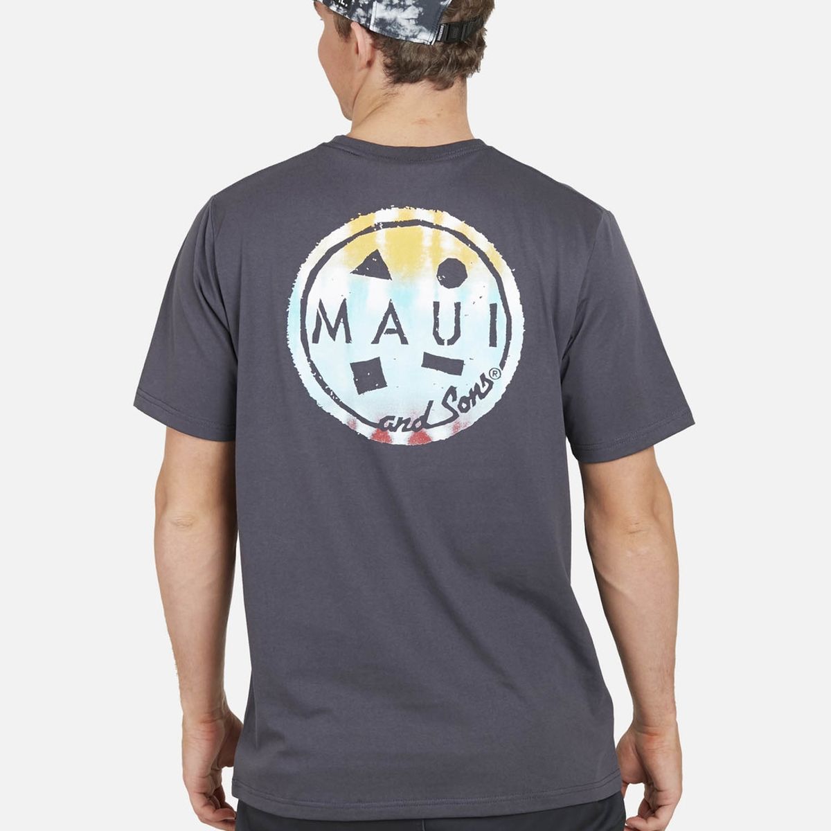 MAUI AND SONS - Polera SUNSET COOKIE Hombre Gris Oscuro Maui and Sons