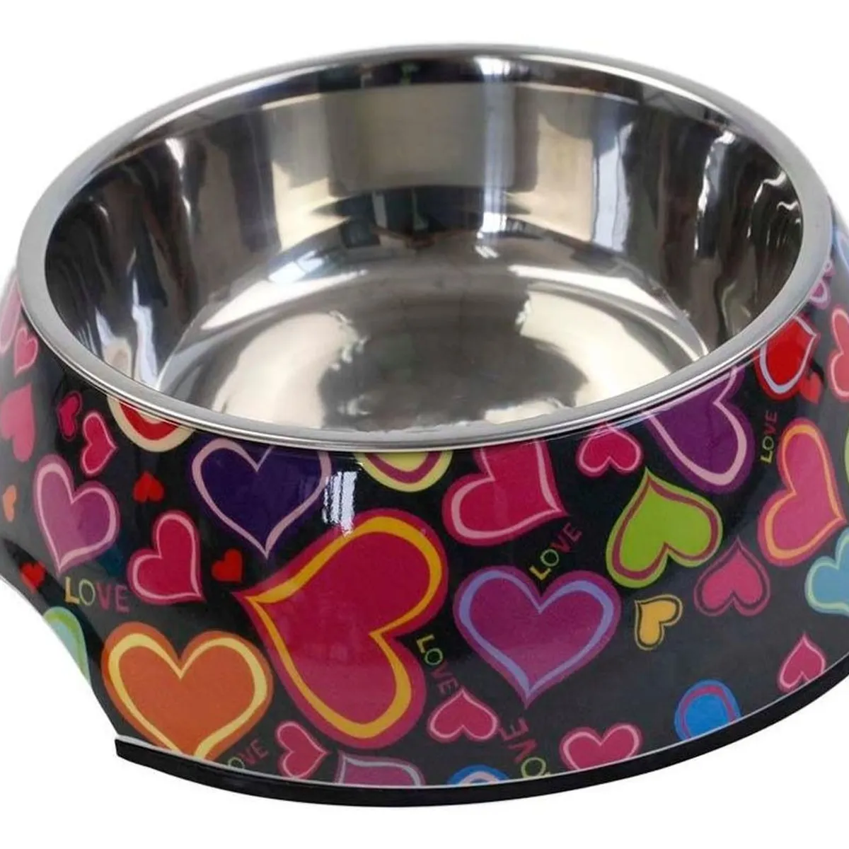 MASCAN - Plato Melamina Motivo Redondo Para Perro L Mascan