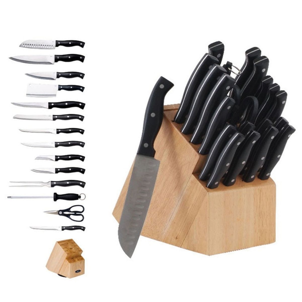 OSTER - Bloque  22 Piezas Mango De Baquelita 70555.22