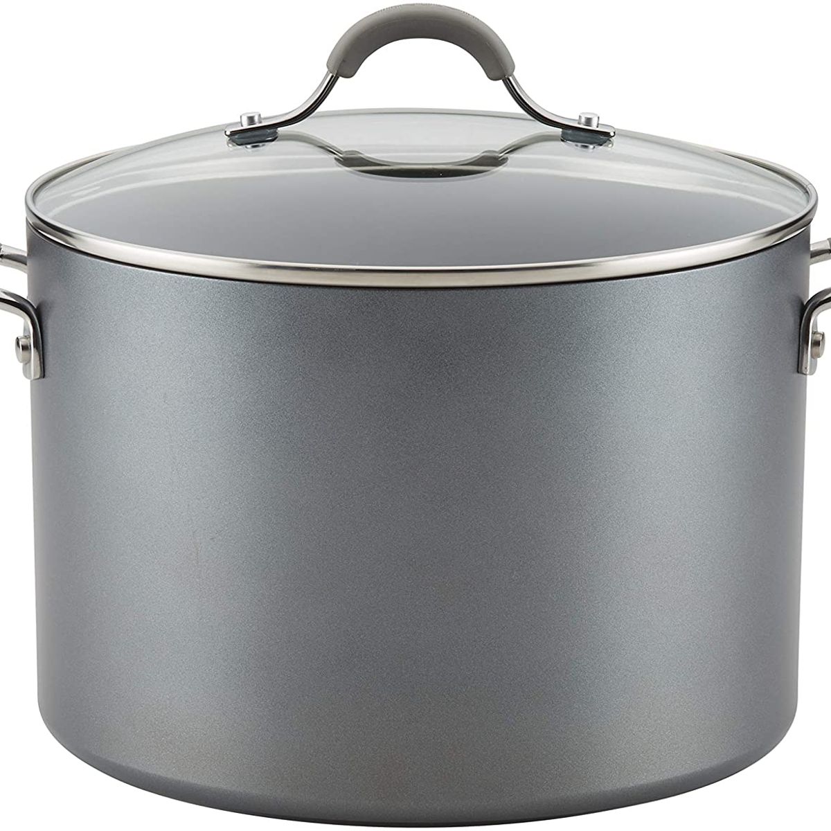 CIRCULON - Olla 9,46 L Aluminio Anodizado Con Tapa Vidrio