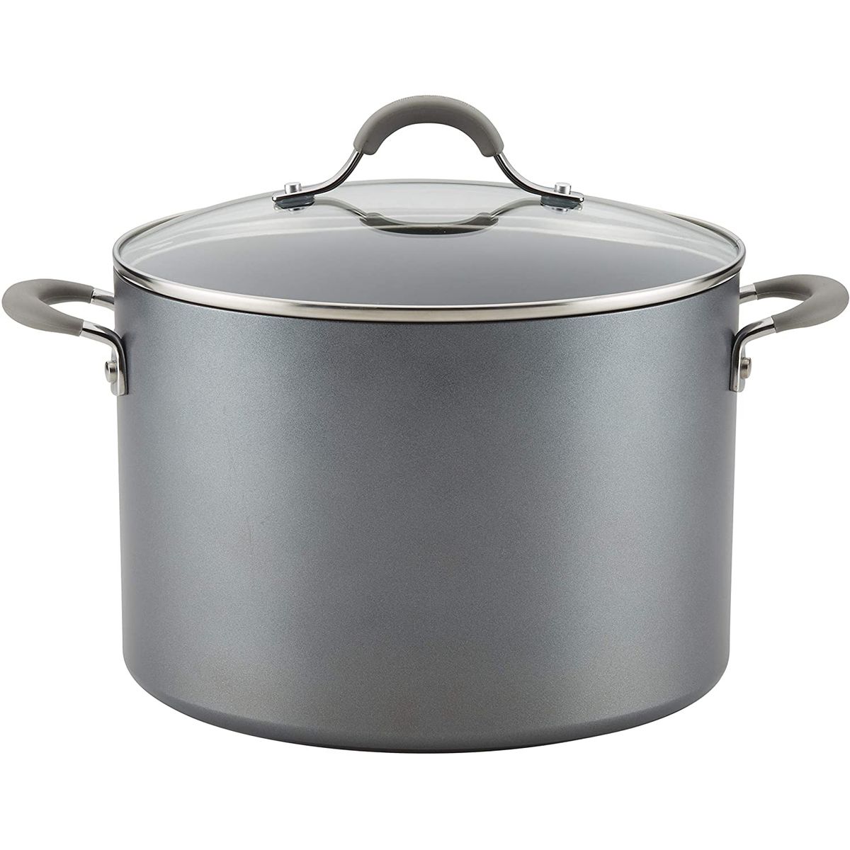 CIRCULON - Olla 9,46 L Aluminio Anodizado Con Tapa Vidrio