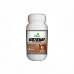 AURA VITALIS - Nutrum Adult 1 Frasco 60 Capsulas Vitaminas Calcio Zinc