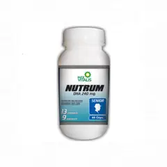 AURA VITALIS - Nutrum Senior 1 Frasco 60 Capsulas Vitaminas Calcio Zinc