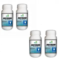 AURA VITALIS - Nutrum Senior 4 Frascos 60 Capsulas c/u Vitaminas Calcio Zinc